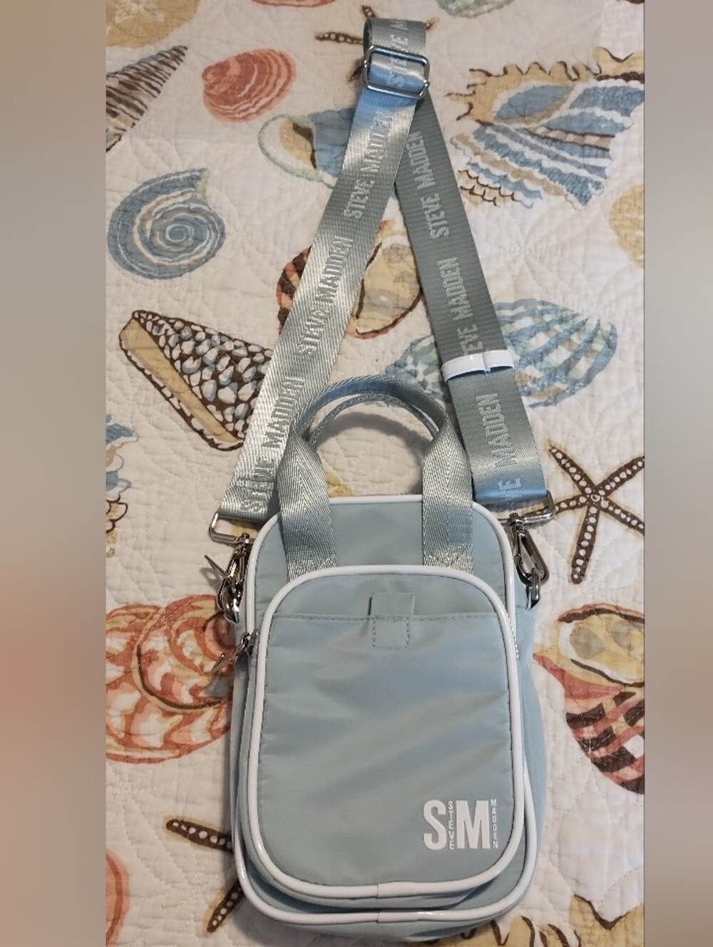 Steve Madden Mint Bag With Guitar Strap